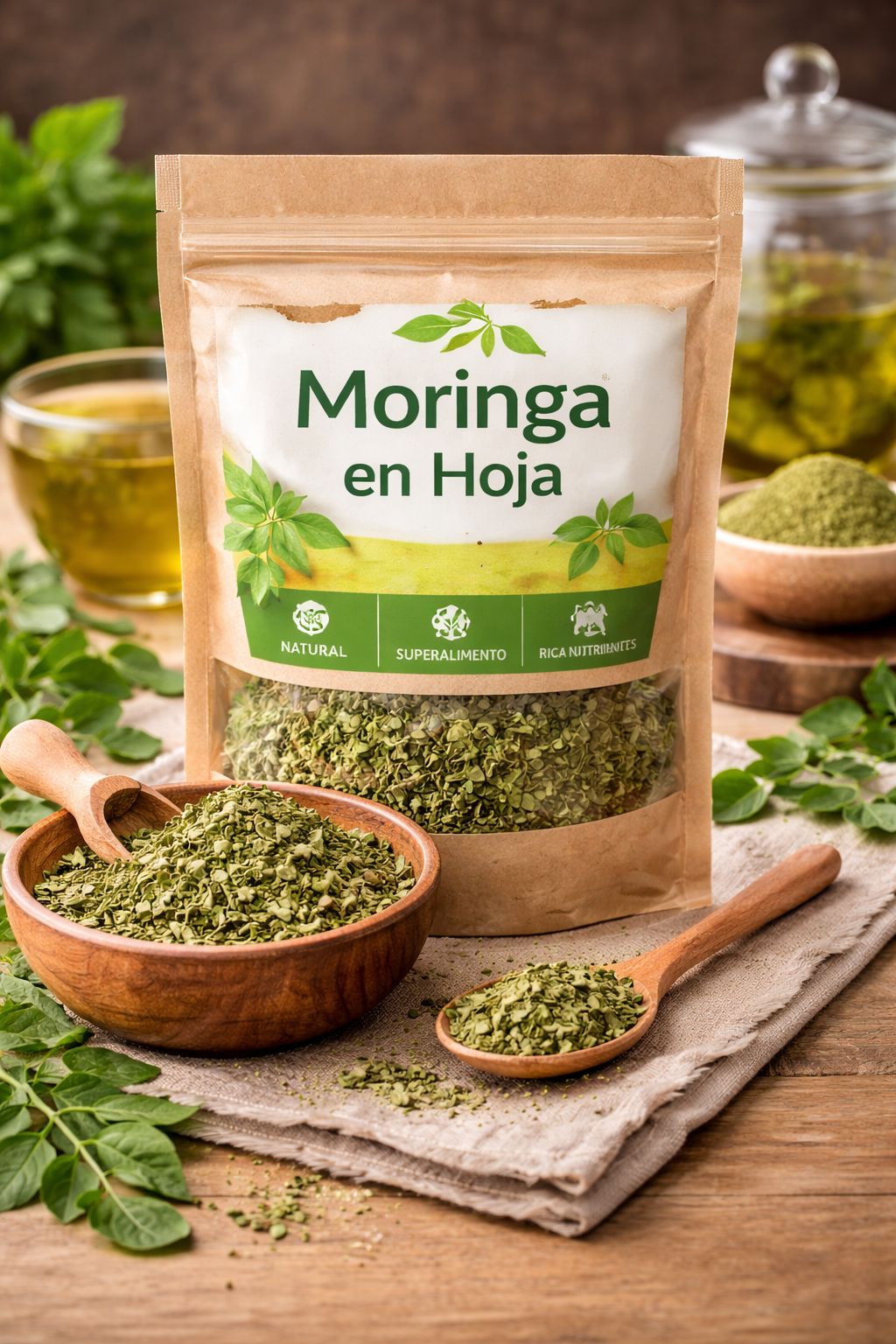 Moringa (en hoja)